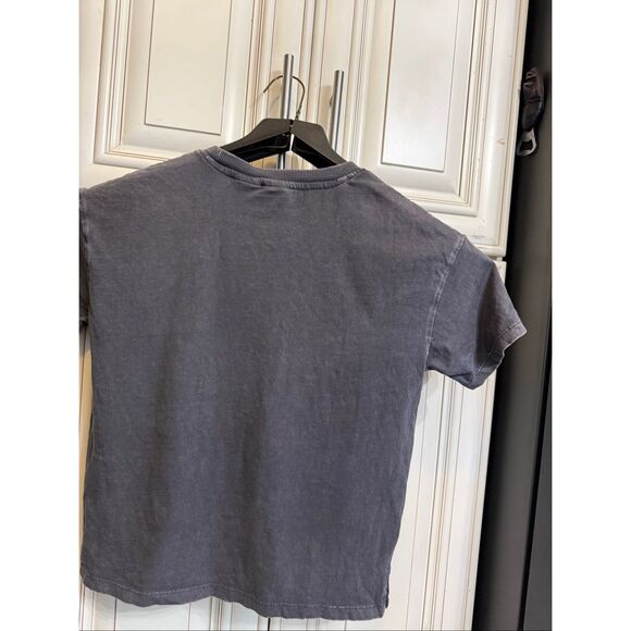 Zara Girls Ariana Grande Sweetener World Tour Graphic T-Shirt Gray Pink Size 8-9 - Picture 9 of 11